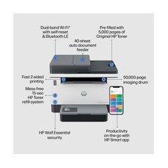 HP LaserJet Tank MFP 2604sdw Laser Printer - Efficient, Cost-Effective, High-Quality Printing for Home and Office